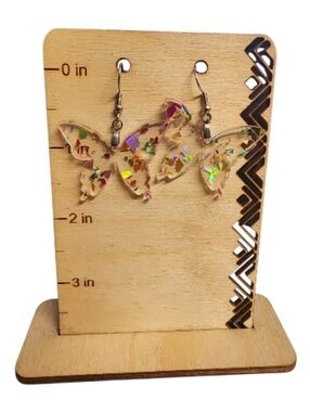 Prism Wing Daydream Acrylic Drop Earrings